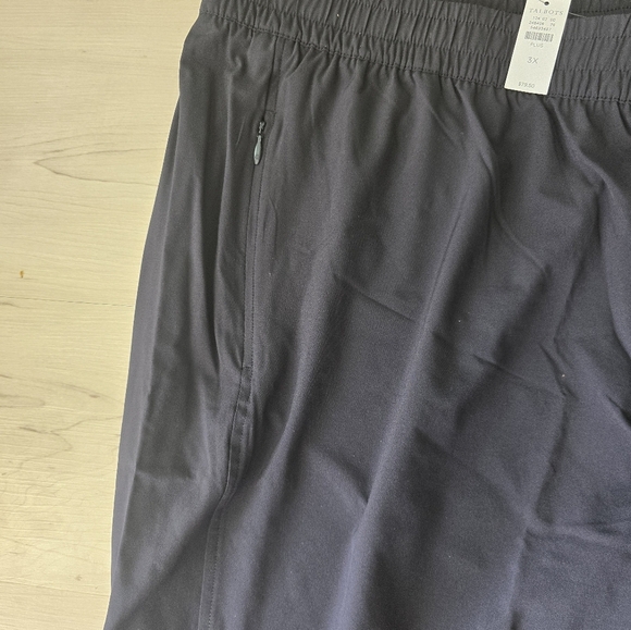 New Talbots Cropped Athletic Pants Sz 3X Plus Black Pull On 42x23 - Picture 6 of 10
